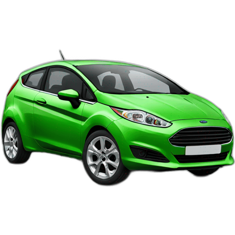 Green ford fiesta emoji