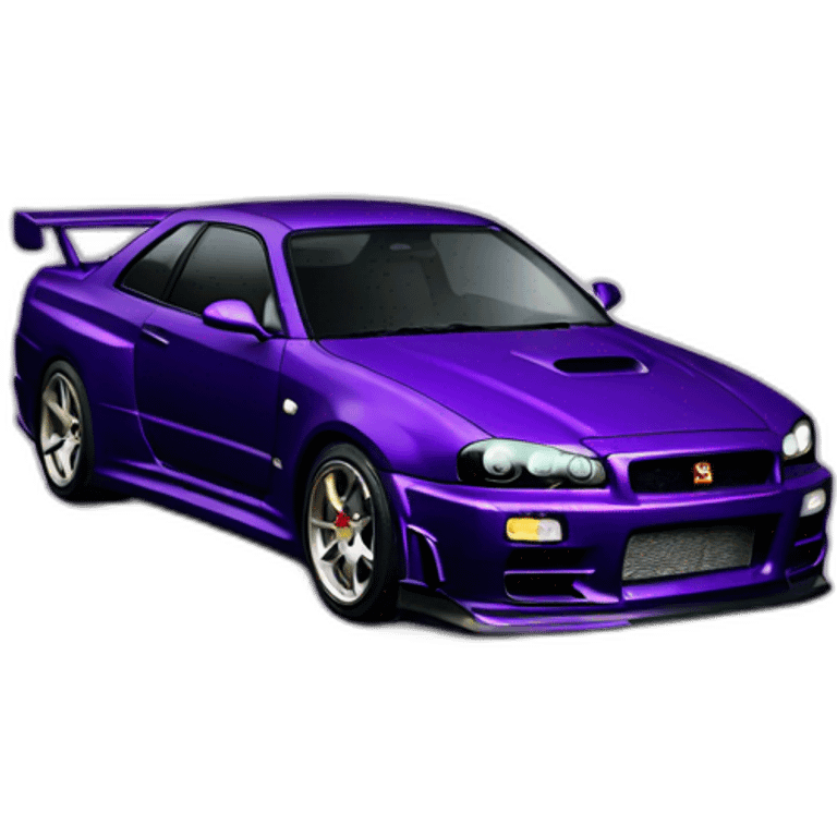 gtr r34 midnight purple emoji