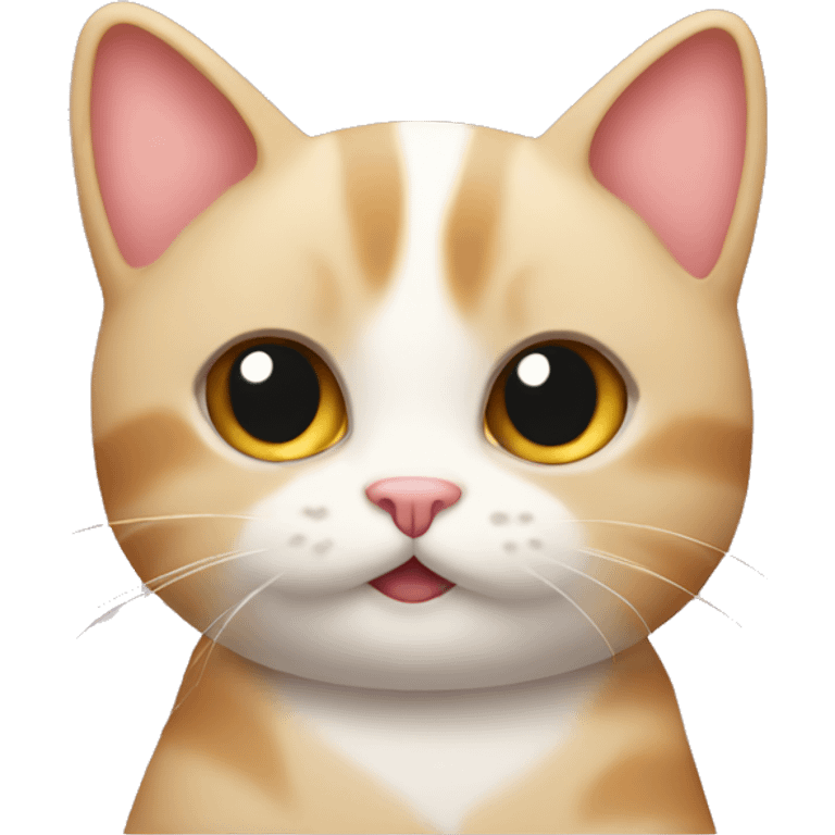 cute cat in love emoji