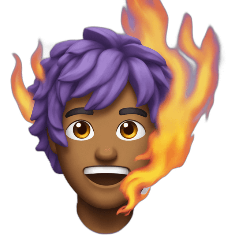 Twitch on fire emoji