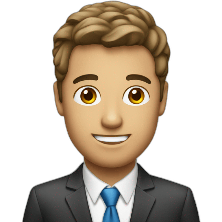 businessman growing his business emoji