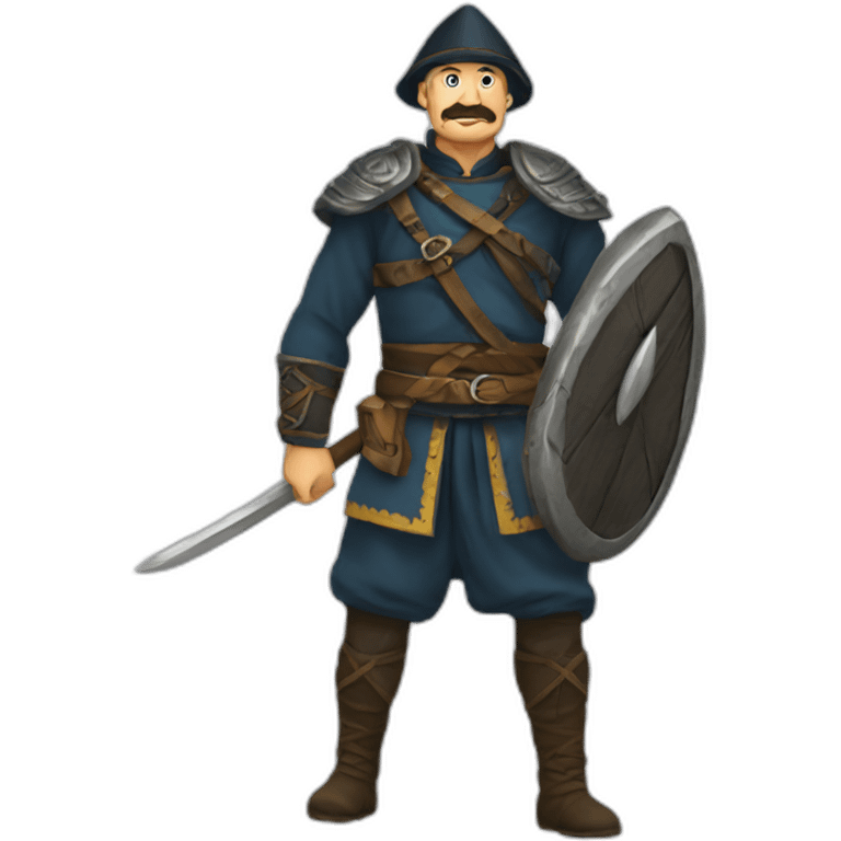 cossack-warrior emoji