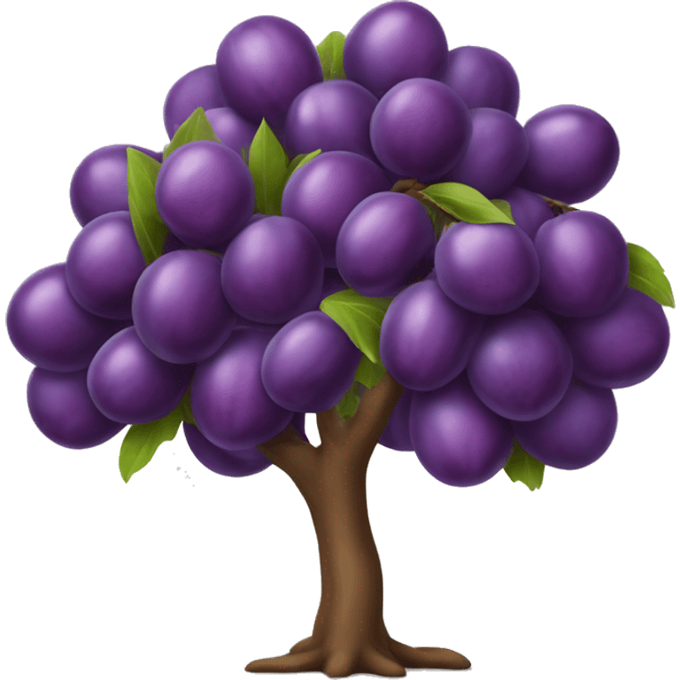 Plum tree emoji