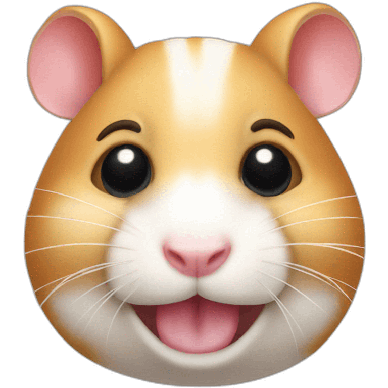 Hamster avec des bague aux dents  emoji