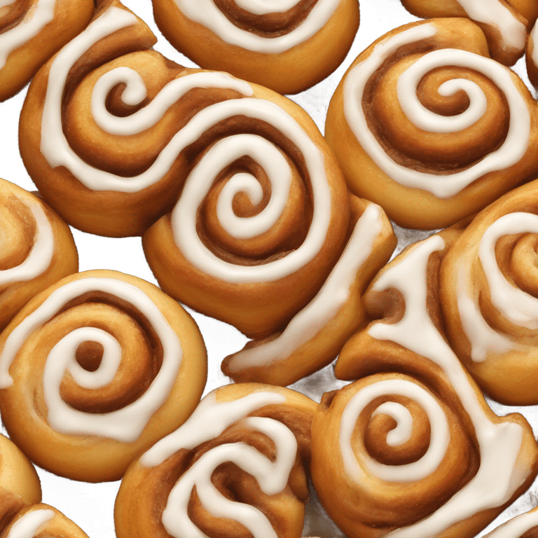 Icing cinnamon bun  emoji