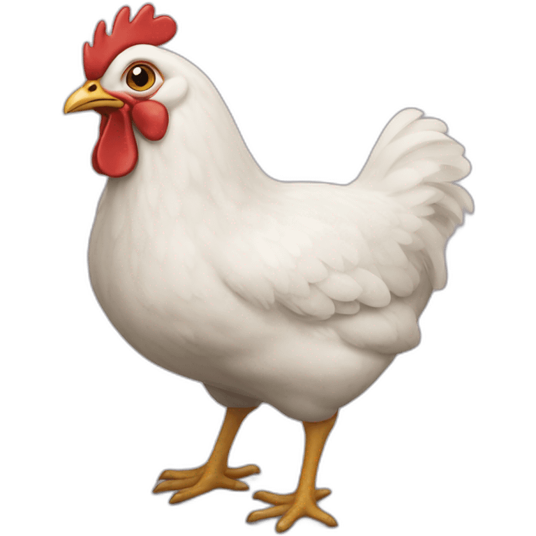 Une poule emoji