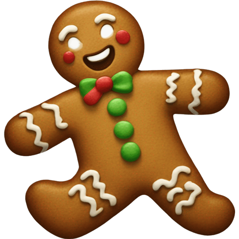 The Gingerbread Man emoji