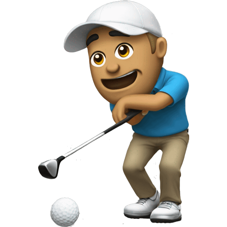 Animated drft golf emoji