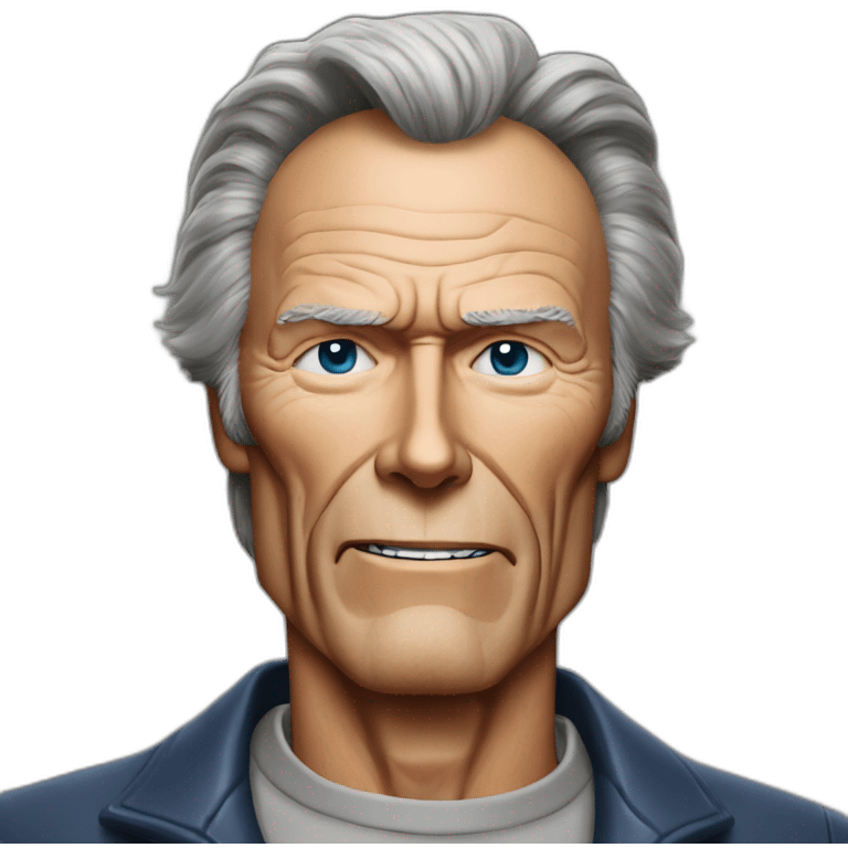 Clint Eastwood at 40 years old emoji