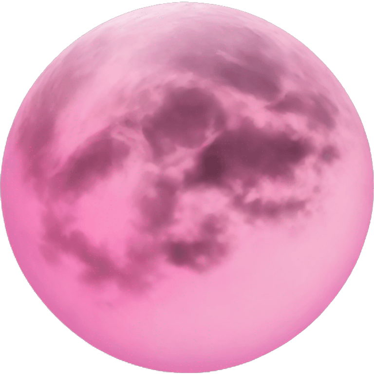 pink moon emoji