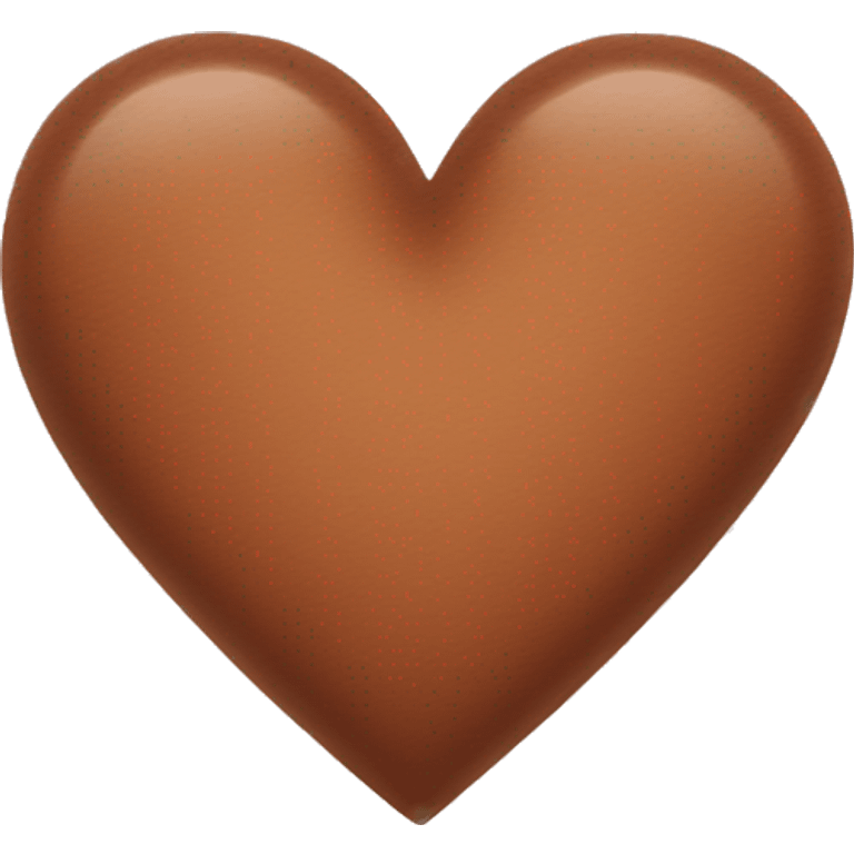 Rosy brown color heart emoji