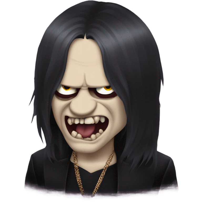 ozzy osbourne biting like a vampire emoji