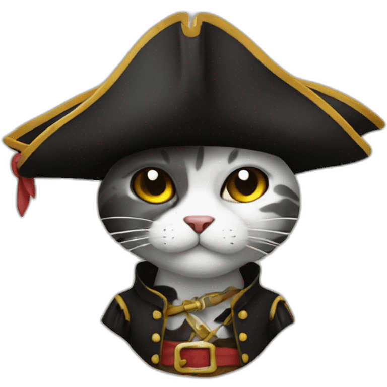 gato pirata emoji