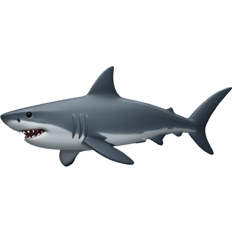 dark shark emoji