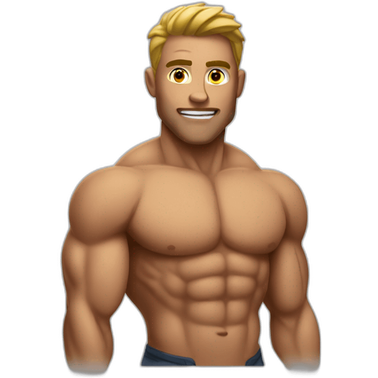 Muscular man emoji