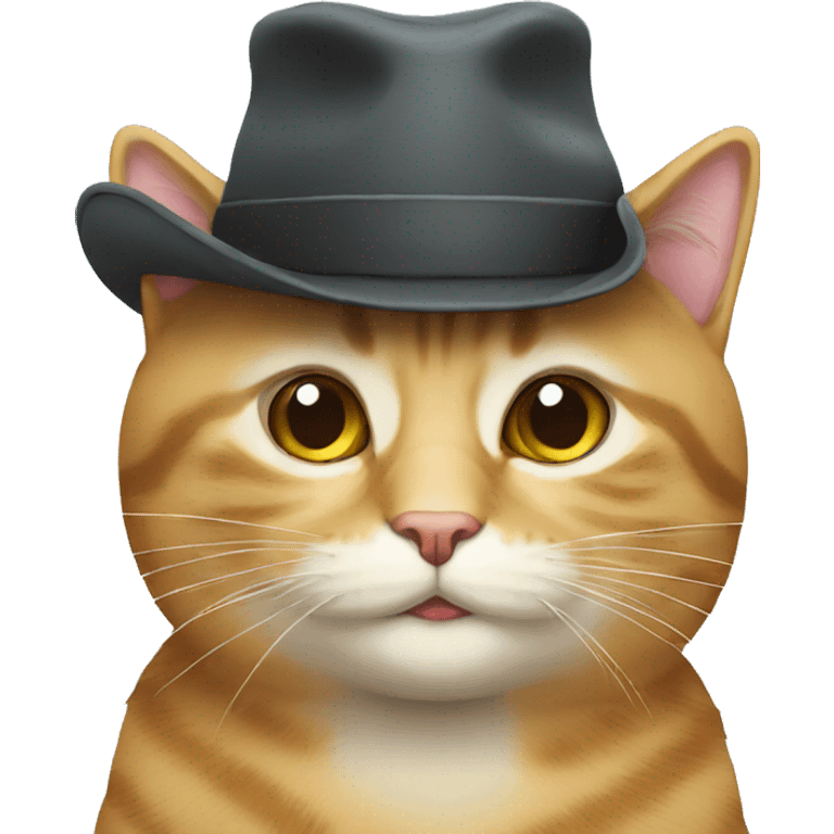 Cat with hat emoji