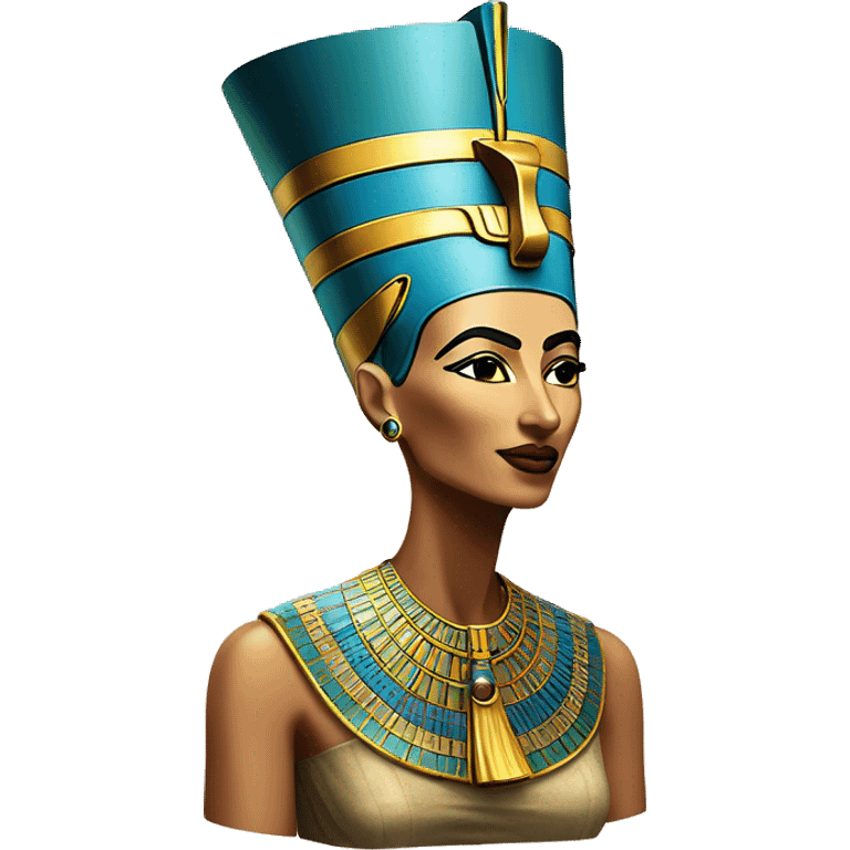 Nefertiti with faraon emoji