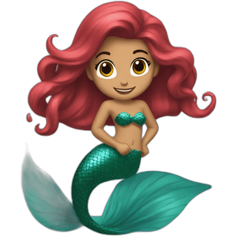 Little mermaid solo emoji