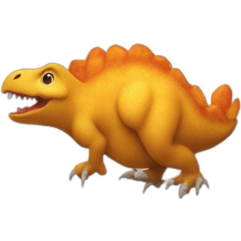 Dinosaur chicken nugget emoji