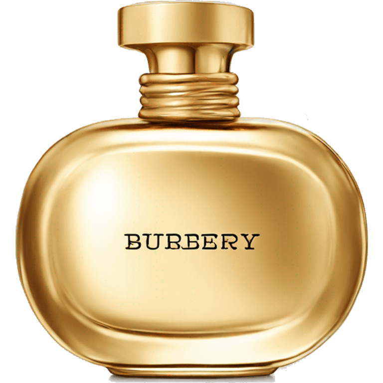 Burberry Goddess perfume gold bottle  emoji