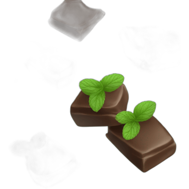 Mint chocolate  emoji