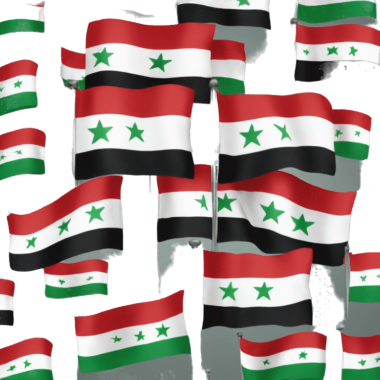 New Syrian flag  emoji