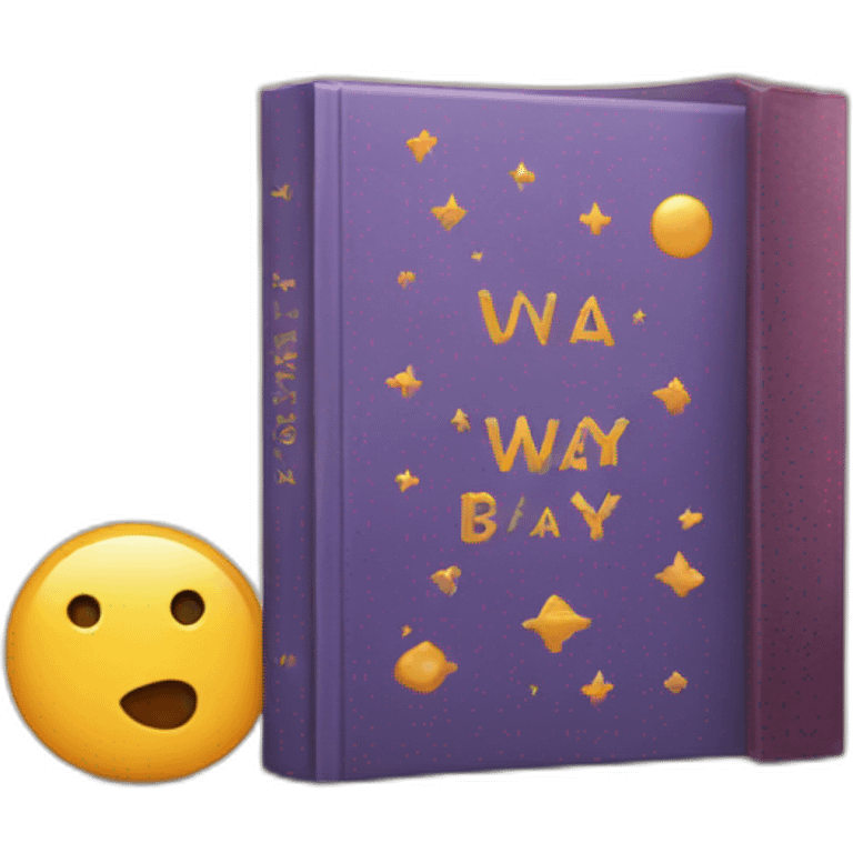 book cover about way emoji