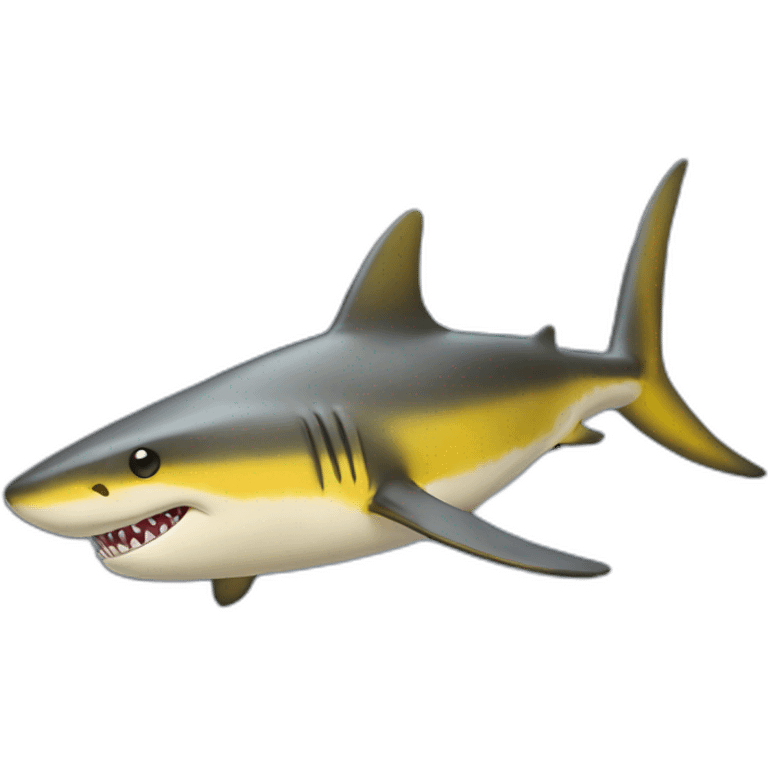 yellow bloddy shark emoji