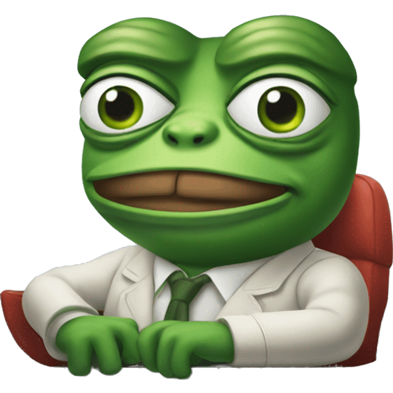 pepe the frog in airplane emoji