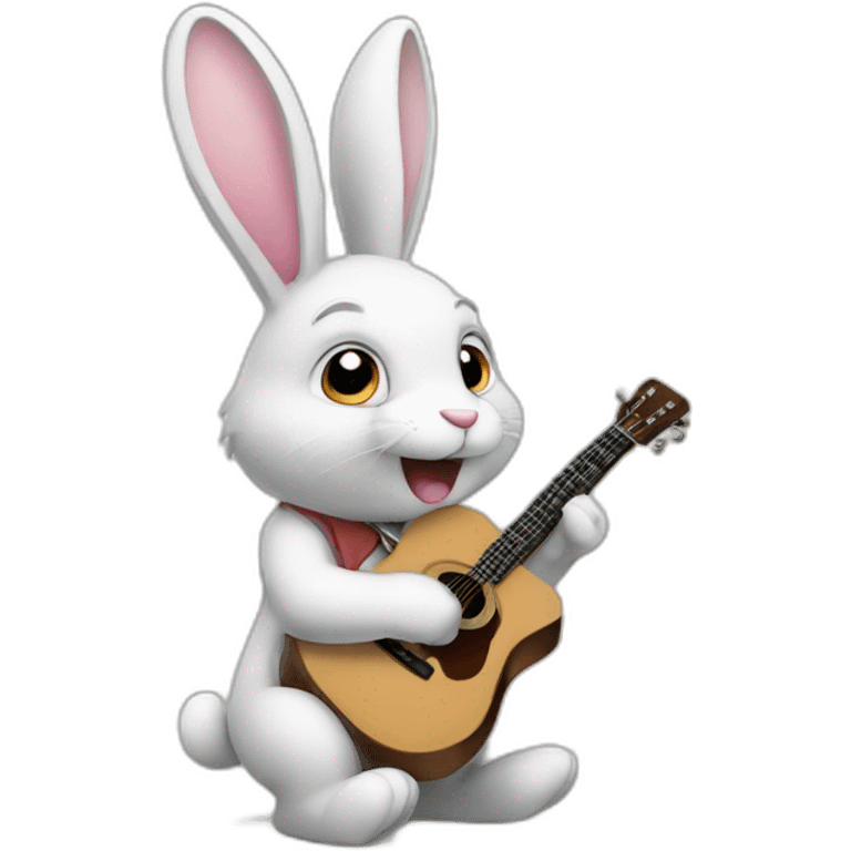 Lapin chanteur emoji