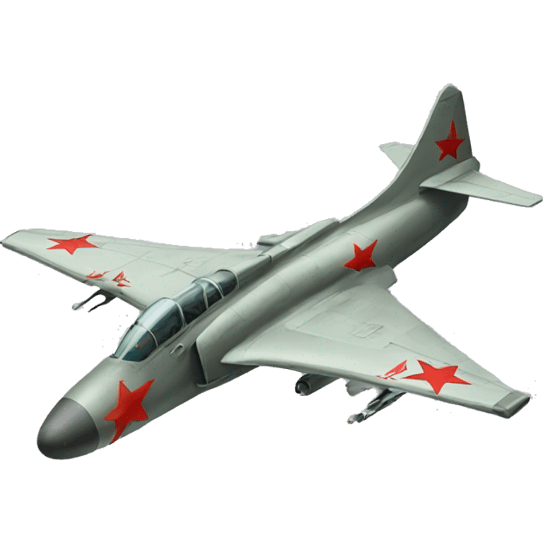 Soviet fighter plane emoji