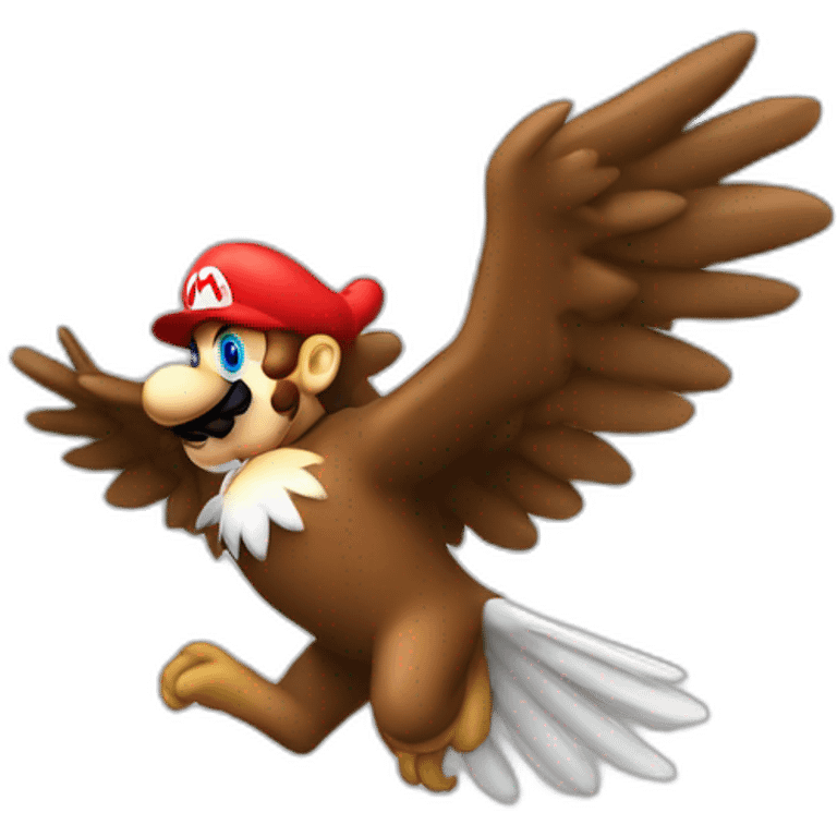 mario spread eagle emoji