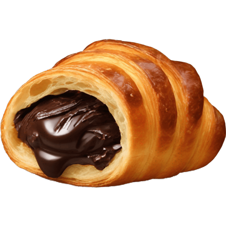 chocolate croissant  emoji