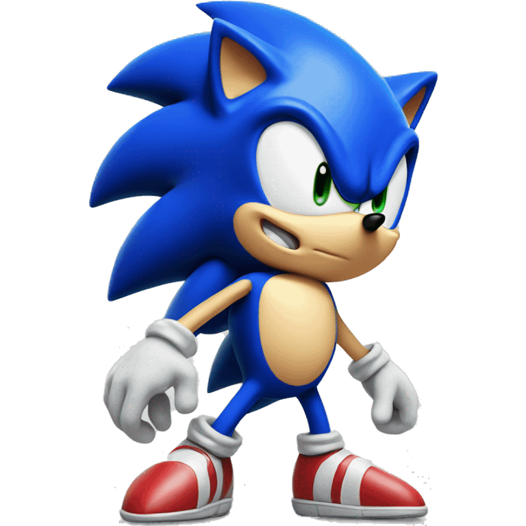 Sonic the hedgehog  full body emoji