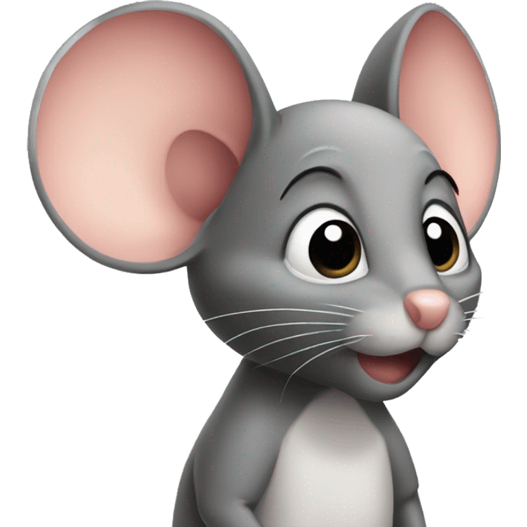 mouse with big ears emoji