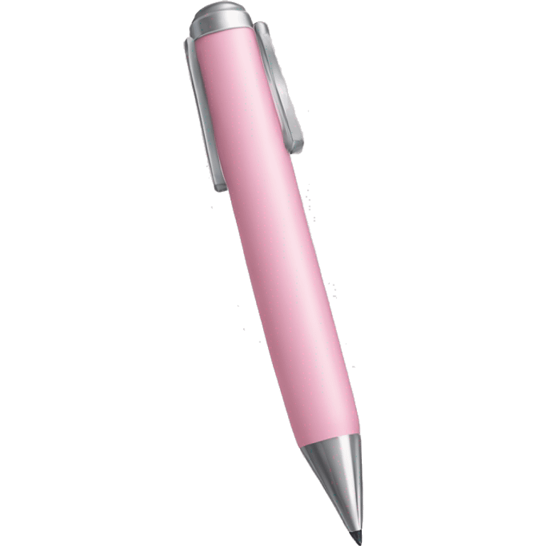 Light pink pen emoji