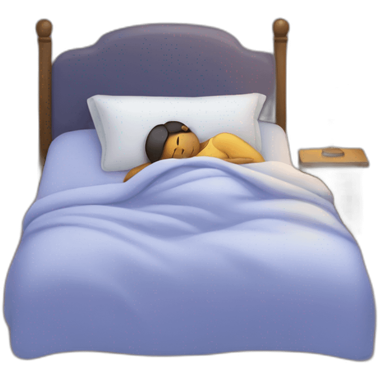 person sleeping in bed emoji