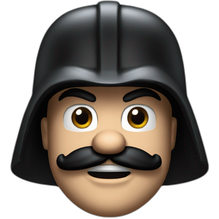 Mario like dark vader emoji