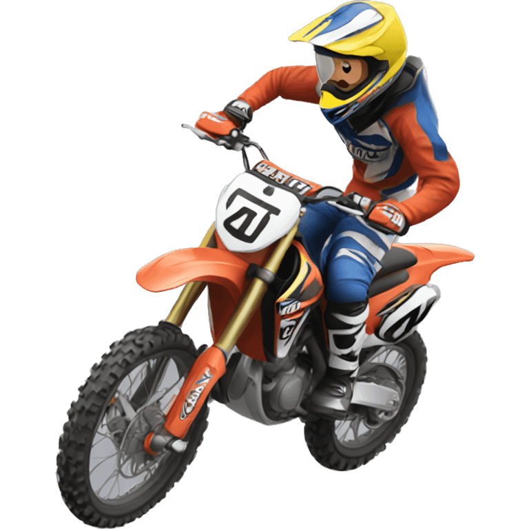 Motocross emoji