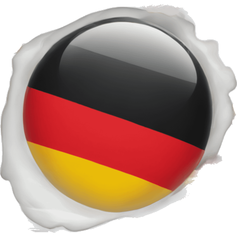 german flag, american flag and message bubble emoji