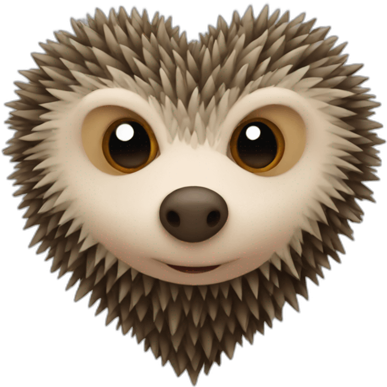 hedgehog heart emoji