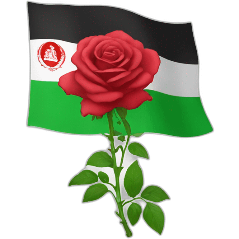 Panthère rose with flag of Afghanistan  emoji