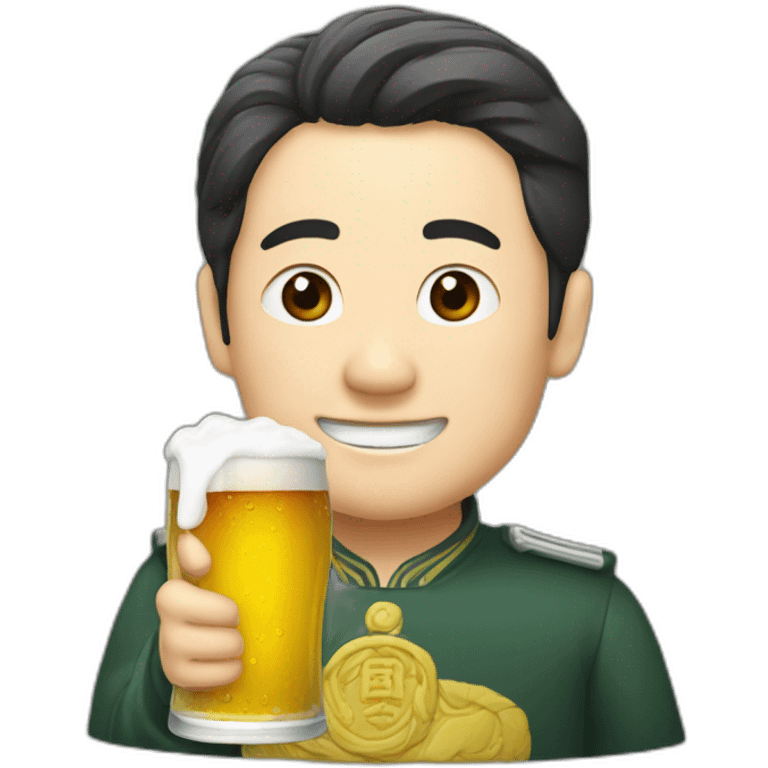 Xi xinping drin beer emoji