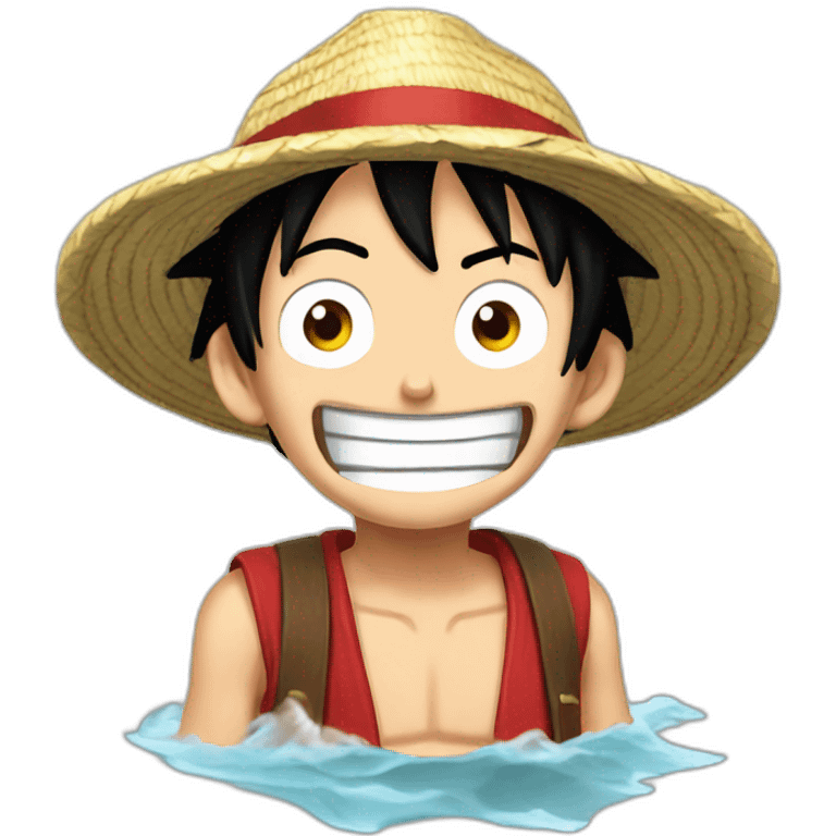 Luffy idiot emoji