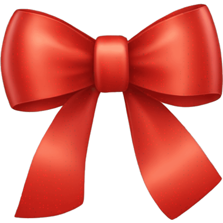 red ribbon bow emoji