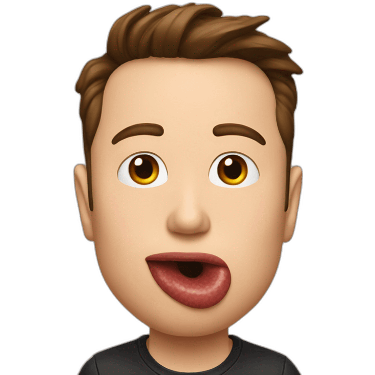 poutin kiss elon musk emoji