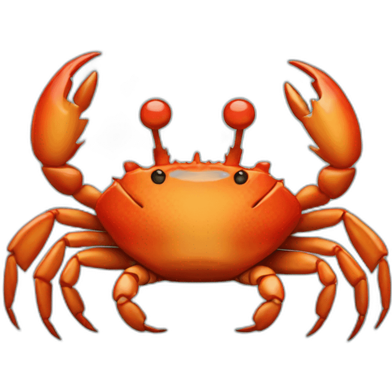 crab with crown emoji