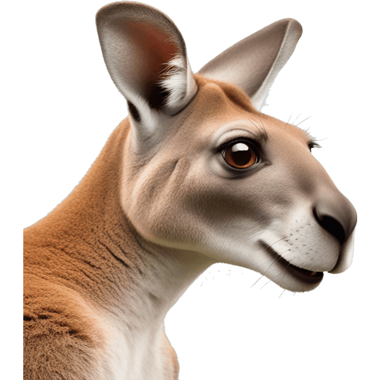 Kangaroo in park emoji