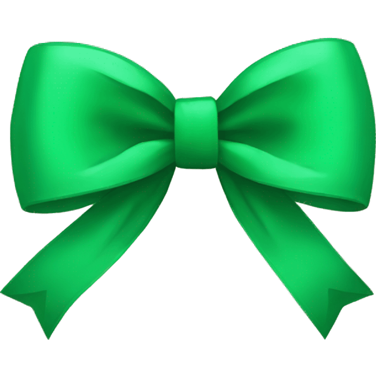 green bow emoji