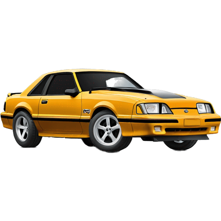 Foxbody mustang gt front 3/4 emoji